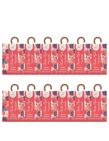 LA CASA DE LOS AROMAS INTENSO Saszetka zapachowa CZERWONE OWOCE, PAKIET 12 x 100 ml