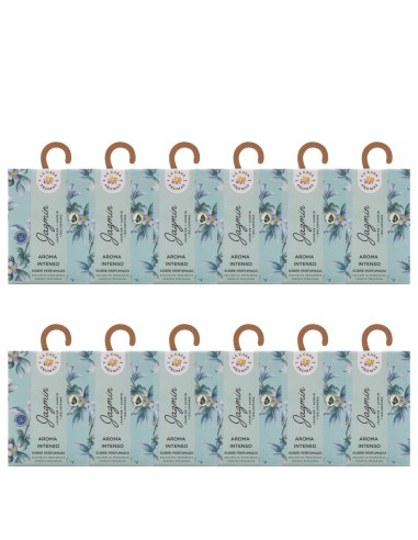 LA CASA DE LOS AROMAS INTENSO Saszetka zapachowa JAŚMIN, PAKIET 12 x 100 ml