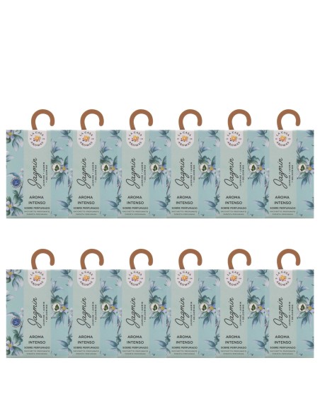 LA CASA DE LOS AROMAS INTENSO Saszetka zapachowa JAŚMIN, PAKIET 12 x 100 ml