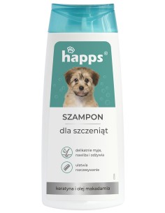 HAPPS Szampon pielęgnacyjny z keratyną dla szczeniąt, 200 ml