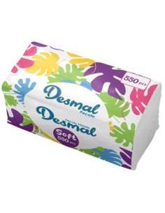DESMAL SOFT Chusteczki higieniczne wyciągane MEGA PACK 350 szt, 1 op