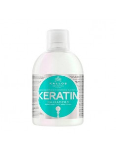 KALLOS KJMN Keratin, Wzmacniający szampon do włosów z Keratyną, 1000ml