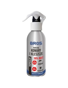 BROS płyn na komary i kleszcze 50% deet 50 ml