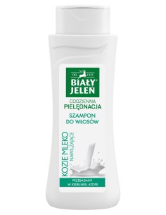 BIAŁY JELEŃ Szampon do włosów NAWILŻAJĄCE KOZIE MLEKO, 300 ml