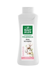 BIAŁY JELEŃ Płyn do kąpieli i pod prysznic BAWEŁNA 750ml