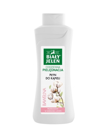 BIAŁY JELEŃ Płyn do kąpieli i pod prysznic BAWEŁNA 750ml