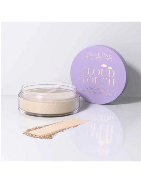 EVELINE CLOUD TOUCH Puder sypki wykończeniowy, satynowy efekt  10 g