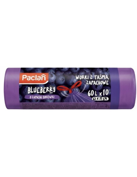 PACLAN WORKI NA ŚMIECI 60L A'10 ZAPACHOWE Z TAŚMĄ/20/