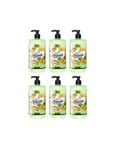 EKOLAN Kremowy żel pod prysznic PISTACJA, 1000 ml, PAKIET 6 x 1000 ml