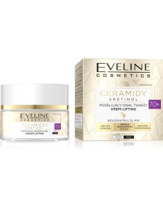 EVELINE CERAMIDY Krem do twarzy 70+ MODELUJĄCY, 50 ml