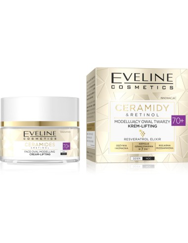 EVELINE CERAMIDY Krem do twarzy 70+ MODELUJĄCY, 50 ml