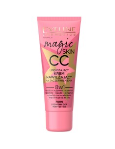 EVELINE MAGIC SKIN Krem CC nawilżający na zaczerwienienia 8W1 30 ml