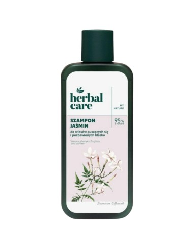 HERBAL CARE Szampon do włosów puszących się,  JAŚMIN 330 ml