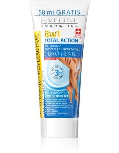 EVELINE TOTAL ACTION PROFESSIONAL Krem do depilacji MULTIFUNKCYJNY 8w1 200 ml