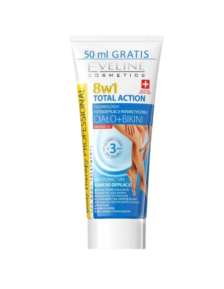 EVELINE TOTAL ACTION PROFESSIONAL Krem do depilacji MULTIFUNKCYJNY 8w1 200 ml