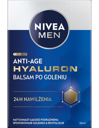 NIVEA MEN Balsam po goleniu nawilżający ANTI-AGE HYALURON, 100 ml