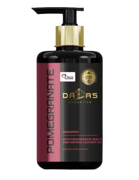 DALAS Szampon do włosów słabych, zniszczonych, z tendencją do wypadania POMEGRANATE, 970 ml z pompką