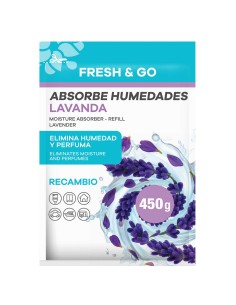 FRESH & GO Pochłaniacz wilgoci LAWENDA, wkład 450 g