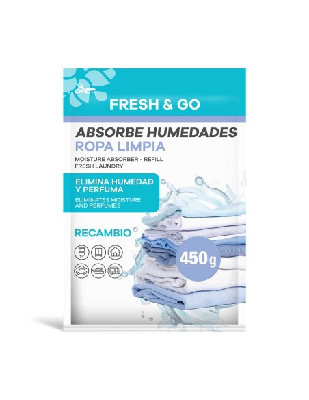 FRESH & GO Pochłaniacz wilgoci BAWEŁNA, wkład 450 g
