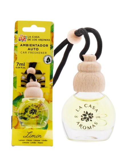 LA CASA DE LOS AROMAS Odświeżacz do samochodu CYTRYNA, 7 ml