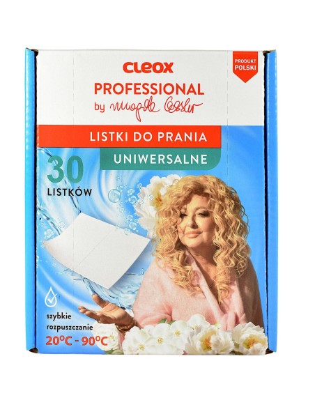 CLEOX PROFESSIONAL Listki do prania UNIWERSALNE BY MAGDA GESSLER, 30 szt