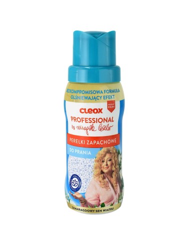 CLEOX PROFESSIONAL Pachnące perełki do prania  SZMARAGDOWY SEN WIATRU BY MAGDA GESSLER, 210 g