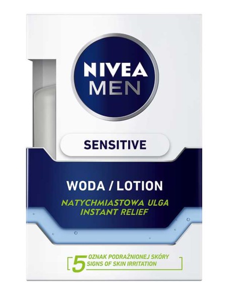 NIVEA MEN  Woda po goleniu ŁAGODZĄCA SENSITIVE, 100 ml
