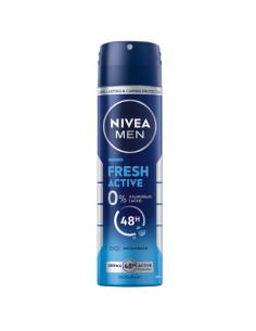 NIVEA MEN Antyperspirant męski w sprayu FRESH ACTIVE, 150 ml