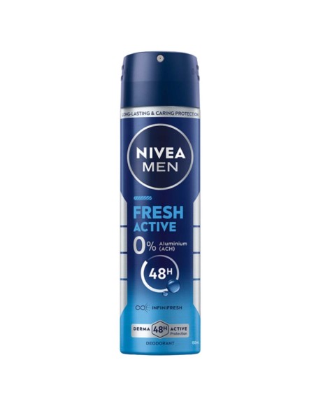 NIVEA MEN Antyperspirant męski w sprayu FRESH ACTIVE, 150 ml