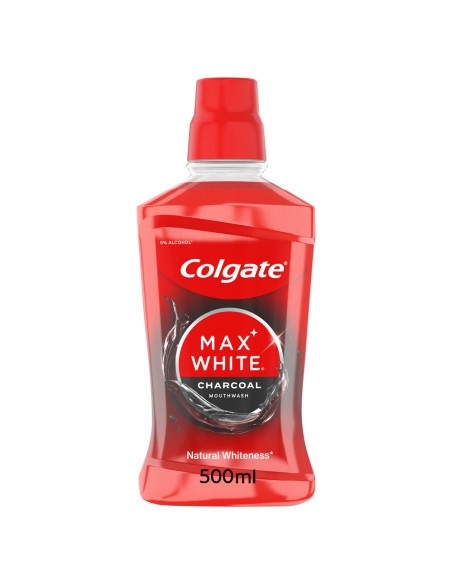 COLGATE WHITE PROTECT Płyn do płukania jamy ustnej CHARCOAL, 500 ml