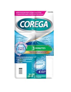 COREGA Tabletki czyszczące do protez zębowych, 6 szt