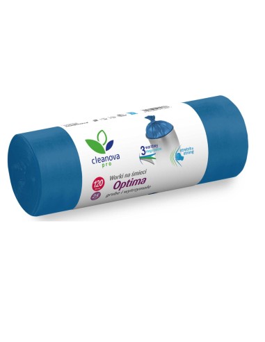 CLEANOVA PRO OPTIMA  Worki na śmieci NIEBIESKIE 120 l, 25 szt