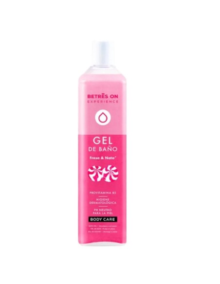 BETRES ON Żel pod prysznic TRUSKAWKA I ŚMIETANKA, 750 ml