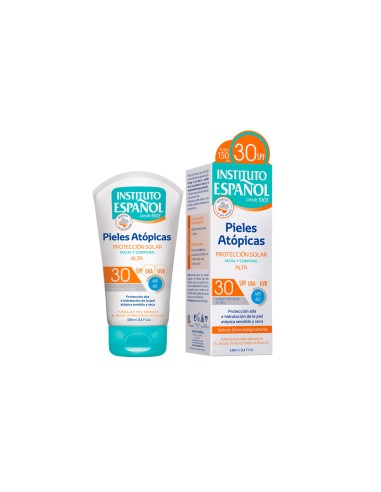 INSTITUTO ESPANOL ATOPIC Krem do twarzy i ciała SPF 30 do skóry atopowej, 150 ml