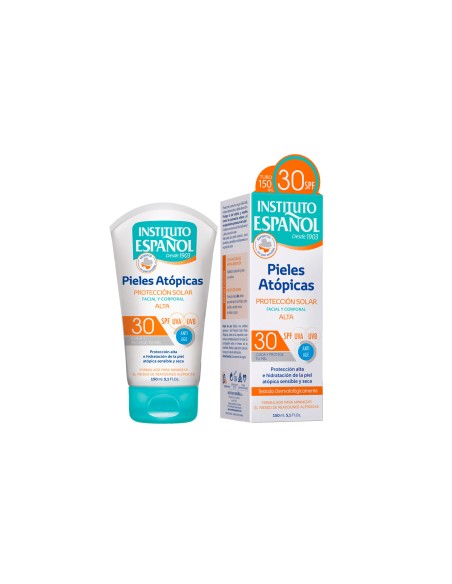 INSTITUTO ESPANOL ATOPIC Krem do twarzy i ciała SPF 30 do skóry atopowej, 150 ml