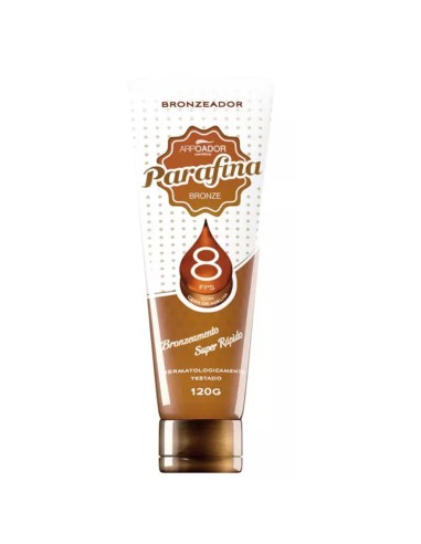 PARAFINA BRONZE - krem do opalania PRZYSPIESZAJĄCY OPALENIZNĘ SPF 8, 120 g