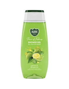 BISPOL AURA Żel pod prysznic, CYTRYNA I BERGAMOTKA 350 ml