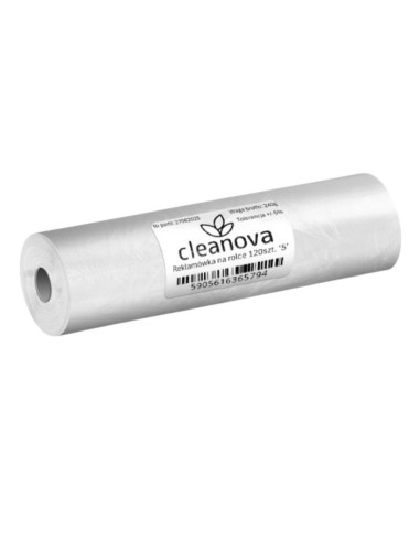 CLEANOVA Reklamówki na rolce 43 x 35cm, 120 szt
