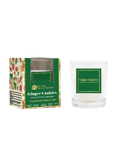 LA CASA DE LOS AROMAS X-MAS Świeca zapachowa PIERNIKOWE CIASTKA, 120 g