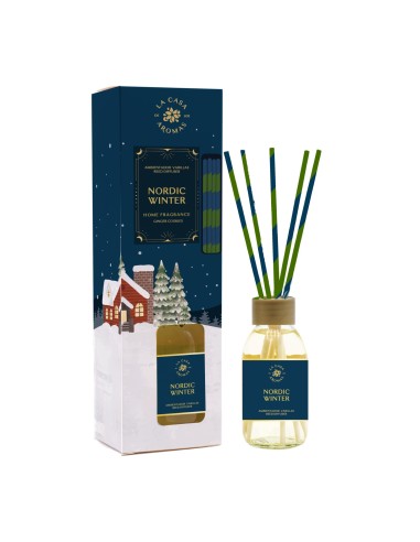 LA CASA DE LOS AROMAS X-MAS Patyczki zapachowe CYNAMON - ŚLIWKA, 95 ml