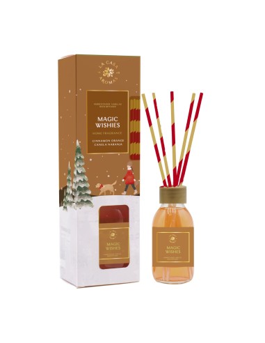 LA CASA DE LOS AROMAS X-MAS Patyczki zapachowe CYNAMON-POMARAŃCZA, 95 ml