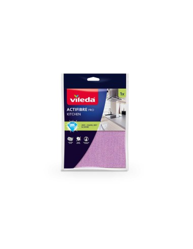 VILEDA Ścierka ACTIFIBRE RÓŻOWA, 1 szt