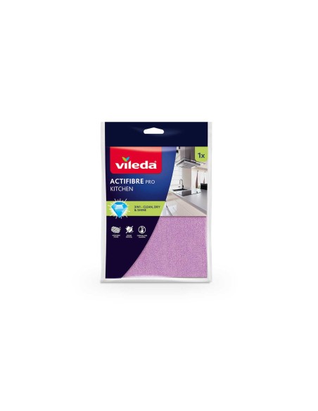 VILEDA Ścierka ACTIFIBRE RÓŻOWA, 1 szt