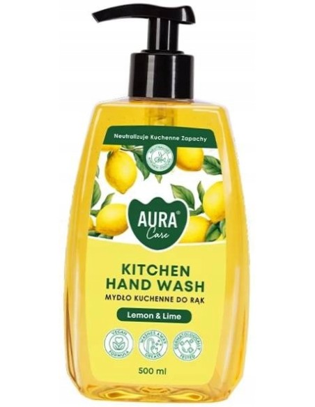 BISPOL AURA Mydło kuchenne w płynie CYTRYNA I LIMONKA, 500 ml
