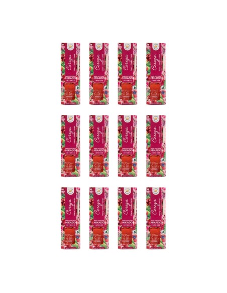 LA CASA DE LOS AROMAS INTENSO Patyczki zapachowe, WIŚNIA , 100 ml, PAKIET 12 x 100 ml