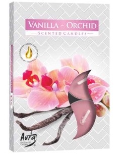 BISPOL  podgrzewacze zapachowe p15-184 WANILIA - ORCHIDEA, 6 szt