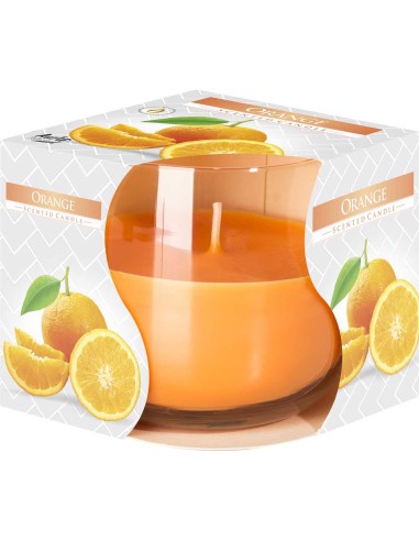 BISPOL AURA Świeca zapachowa w szkle SN71-63, POMARAŃCZA, 130 g