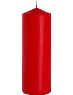BISPOL świeca walec SW80/250-030 CZERWONA, 1 sztuka