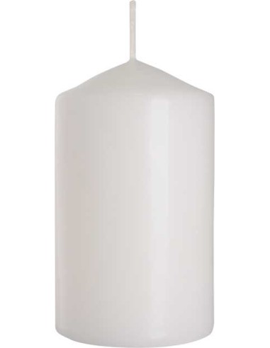 BISPOL świeca walec SW60/100-090 BIAŁA 1 sztuka