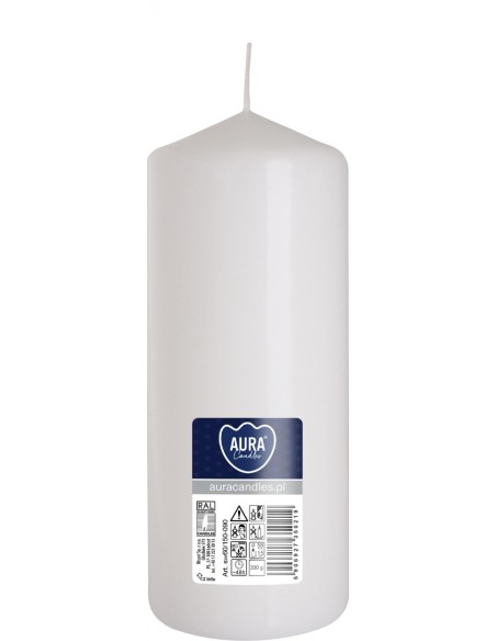 BISPOL Świeca walec SW60/150-090 BIAŁA, 1 szt